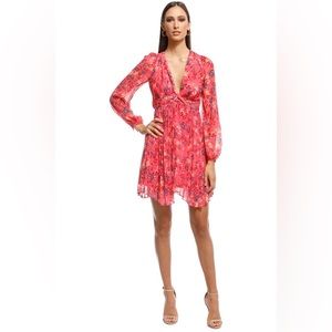 Talulah La Maison Daze Long Sleeve Mini Dress, size Medium
